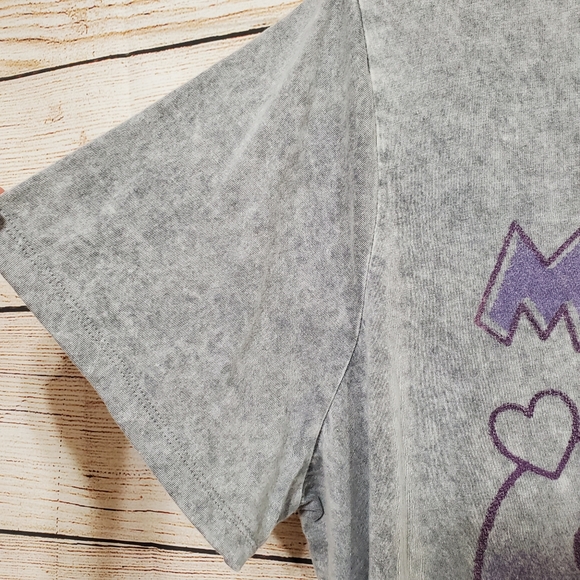 Disney Gray Mickey & Minnie Short Sleeve Tshirt 1X - Picture 4 of 5